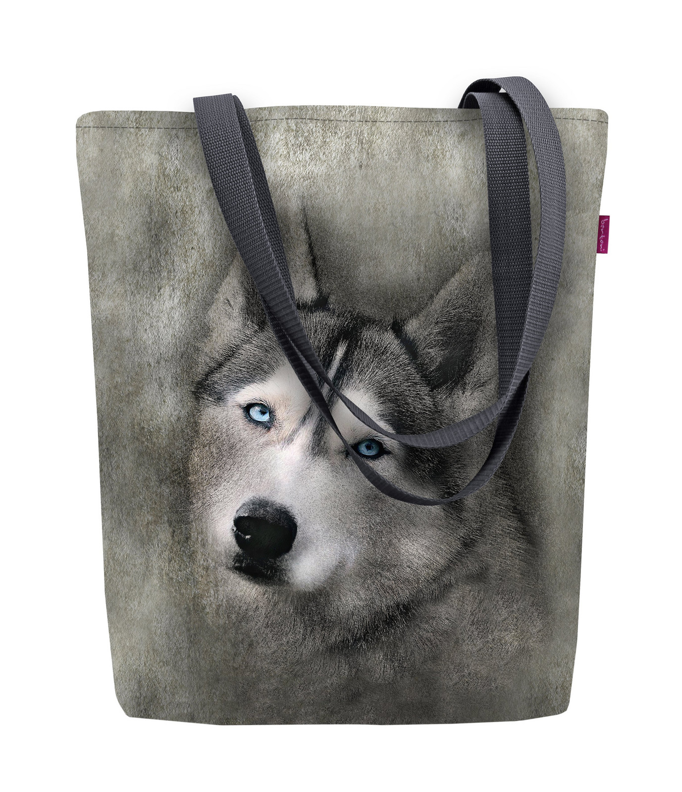 Bertoni Unisex's Canvas Bag Sunny Husky