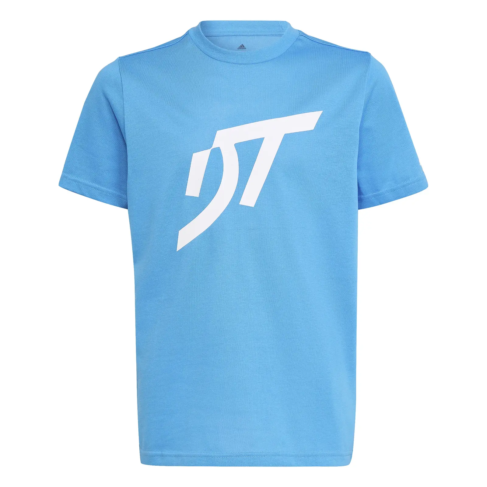 Dětské tričko adidas  Thiem Logo Graphic Tee Blue 140 cm