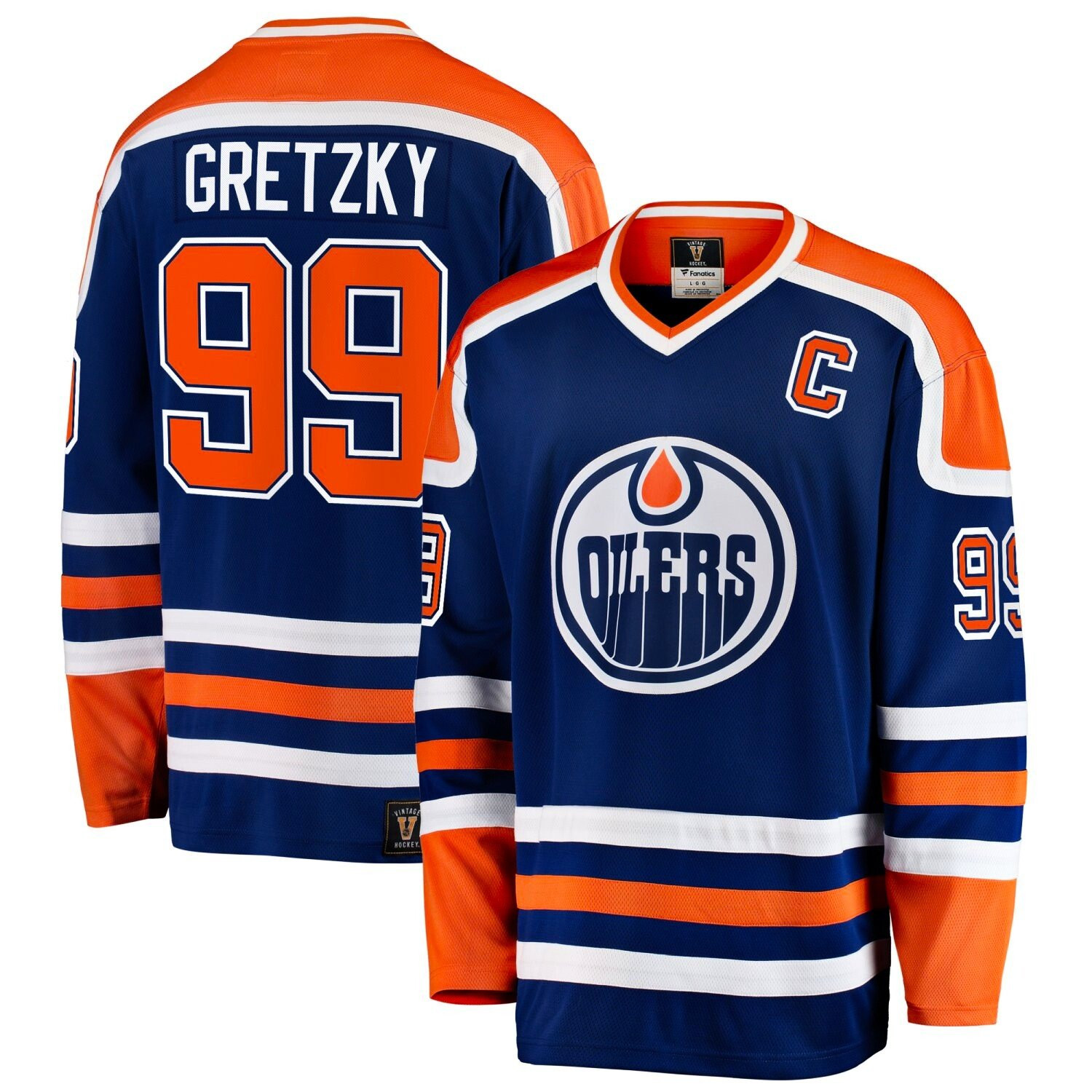 Dres Fanatics Breakaway Jersey NHL Vintage Edmonton Oilers Wayne Gretzky 99