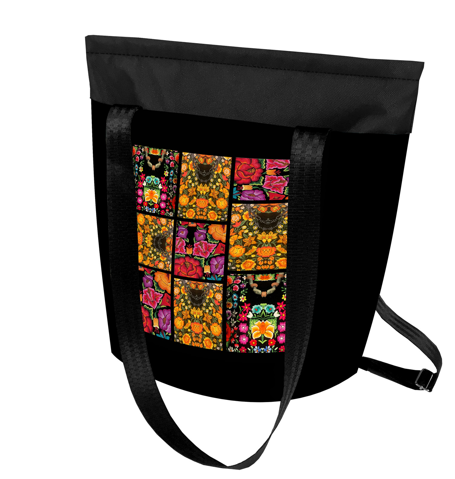 Bertoni Unisex's Backpack/Bag 2in1 Frida Flowers