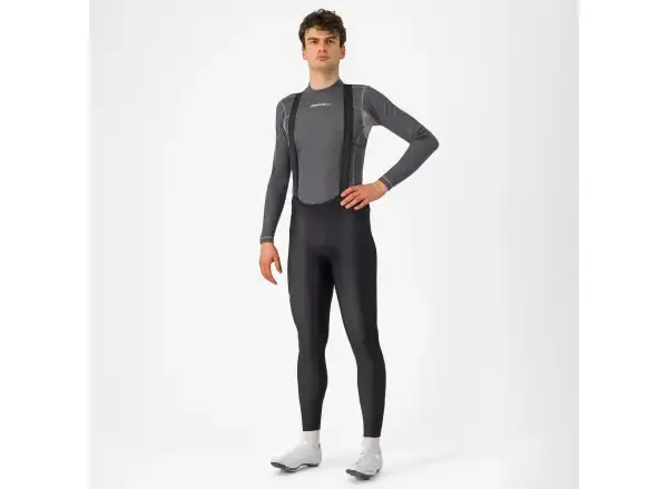 Castelli Espresso Bibtight pánské kalhoty s laclem a vložkou Black vel. M