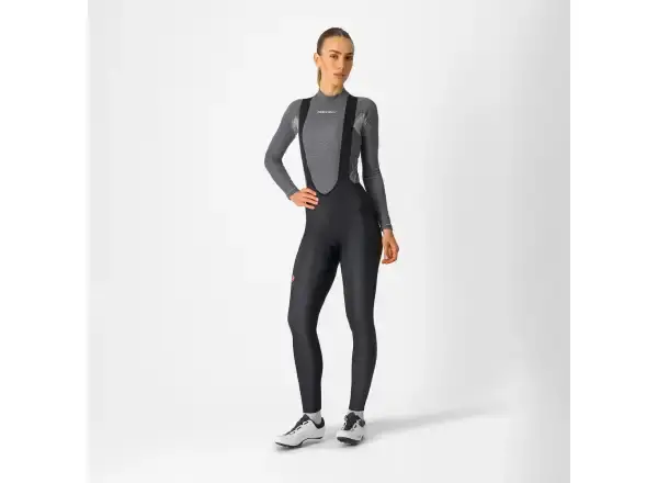 Castelli Espresso Bibtight dámské kalhoty s laclem a vložkou Black vel. S