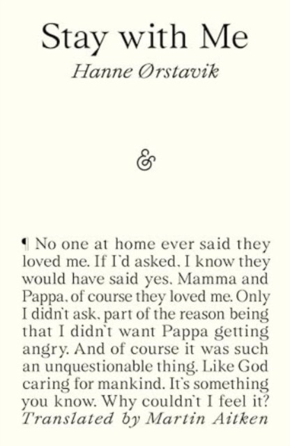 Stay with Me (Orstavik Hanne)(Paperback / softback)