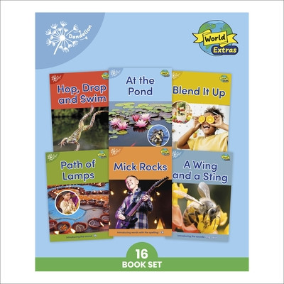 Phonic Books Dandelion World Extras Stages 8-15 - Adjacent consonants and consonant digraphs (Phonic Books)(Multiple-component retail product, slip-cased)