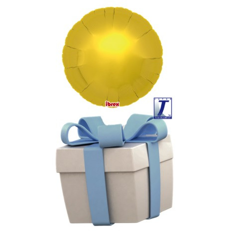 Létající balónek kruh zlatý 35 cm - TAKARA KOSAN