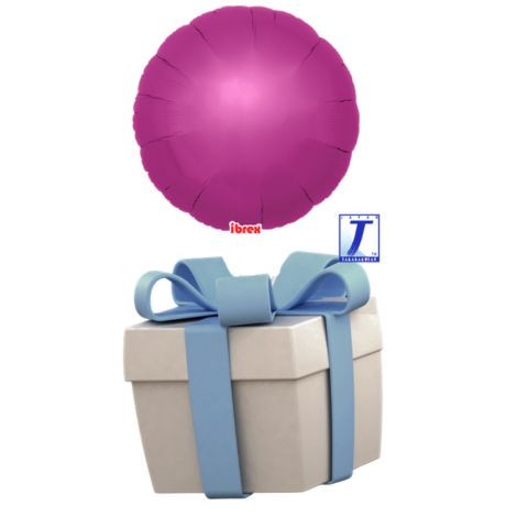 Létající balónek kruh tmavě růžový 35 cm - TAKARA KOSAN