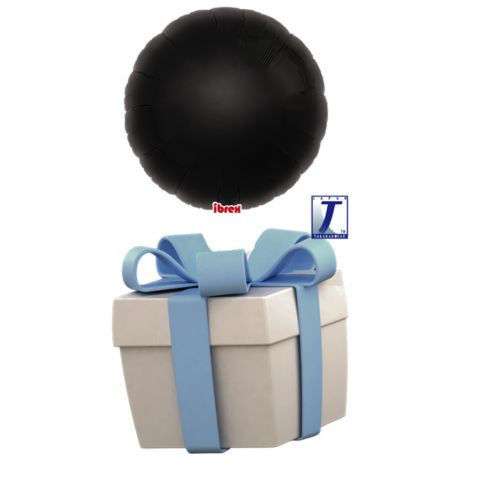 Létající balónek kruh černý 35 cm - TAKARA KOSAN