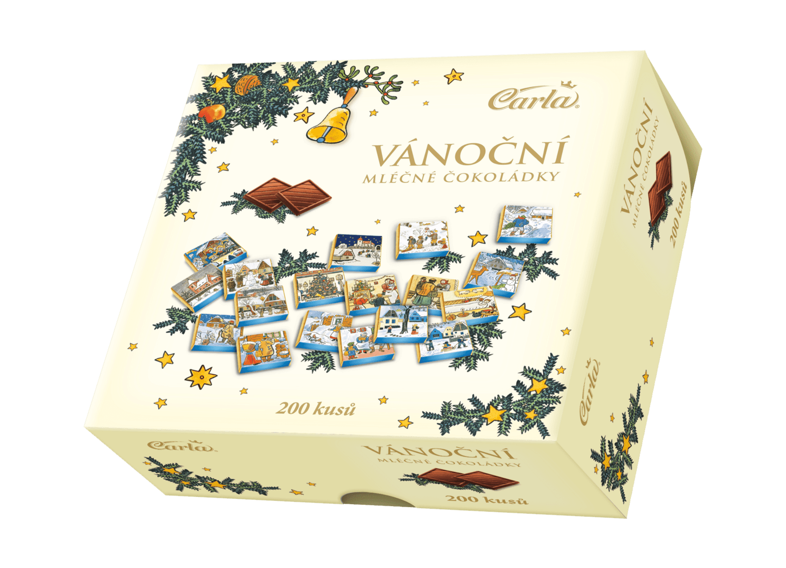 Carla Neapolitánky mléčné Lada 200 x 5 g