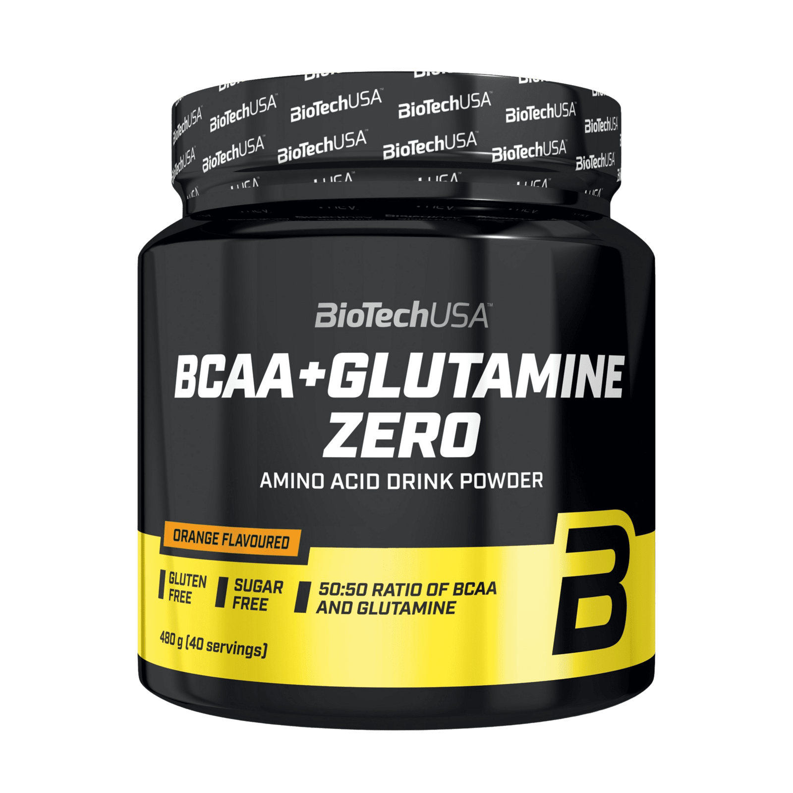 BIOTECH BCAA + Glutamine Zero – pomeranč 480 g