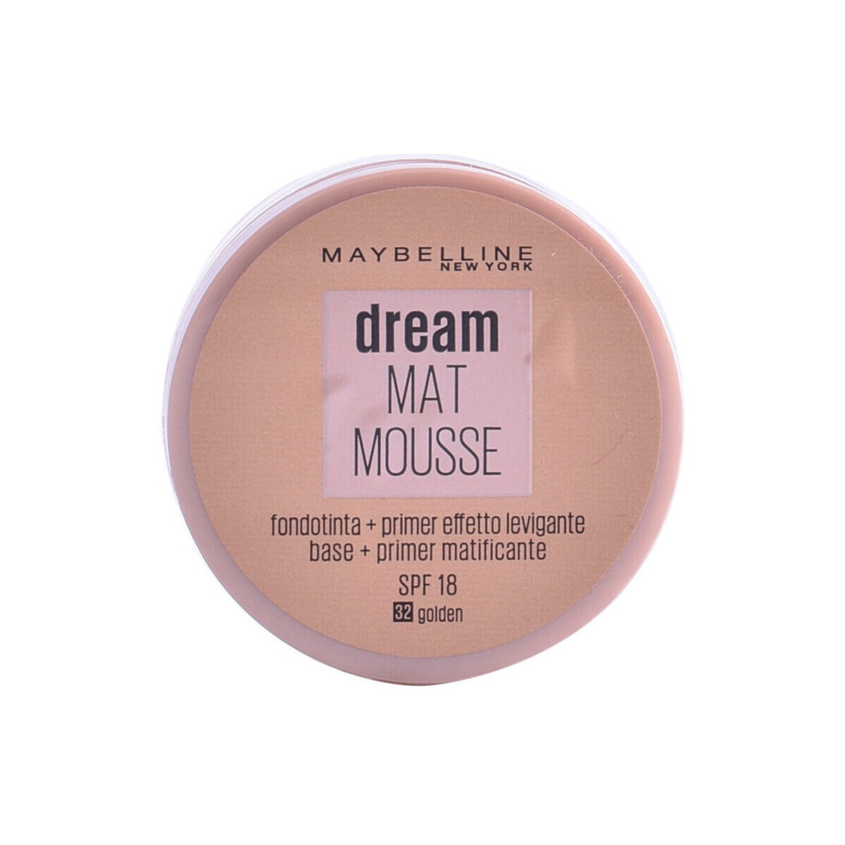 Maybelline New York  Dream Mat Mousse Foundation + Mattifying Base  Béžová