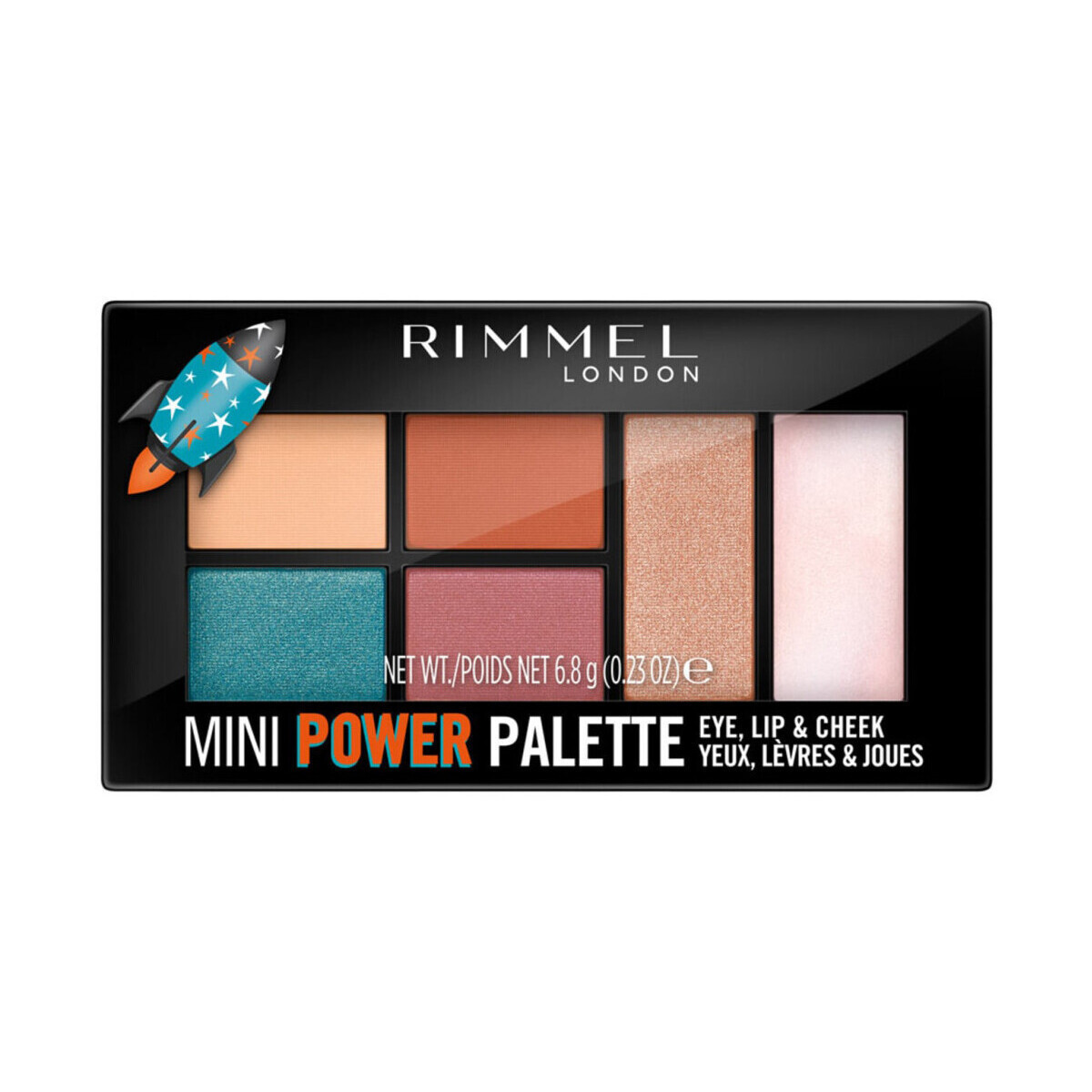 Rimmel London  Mini Power Palette  Modrá