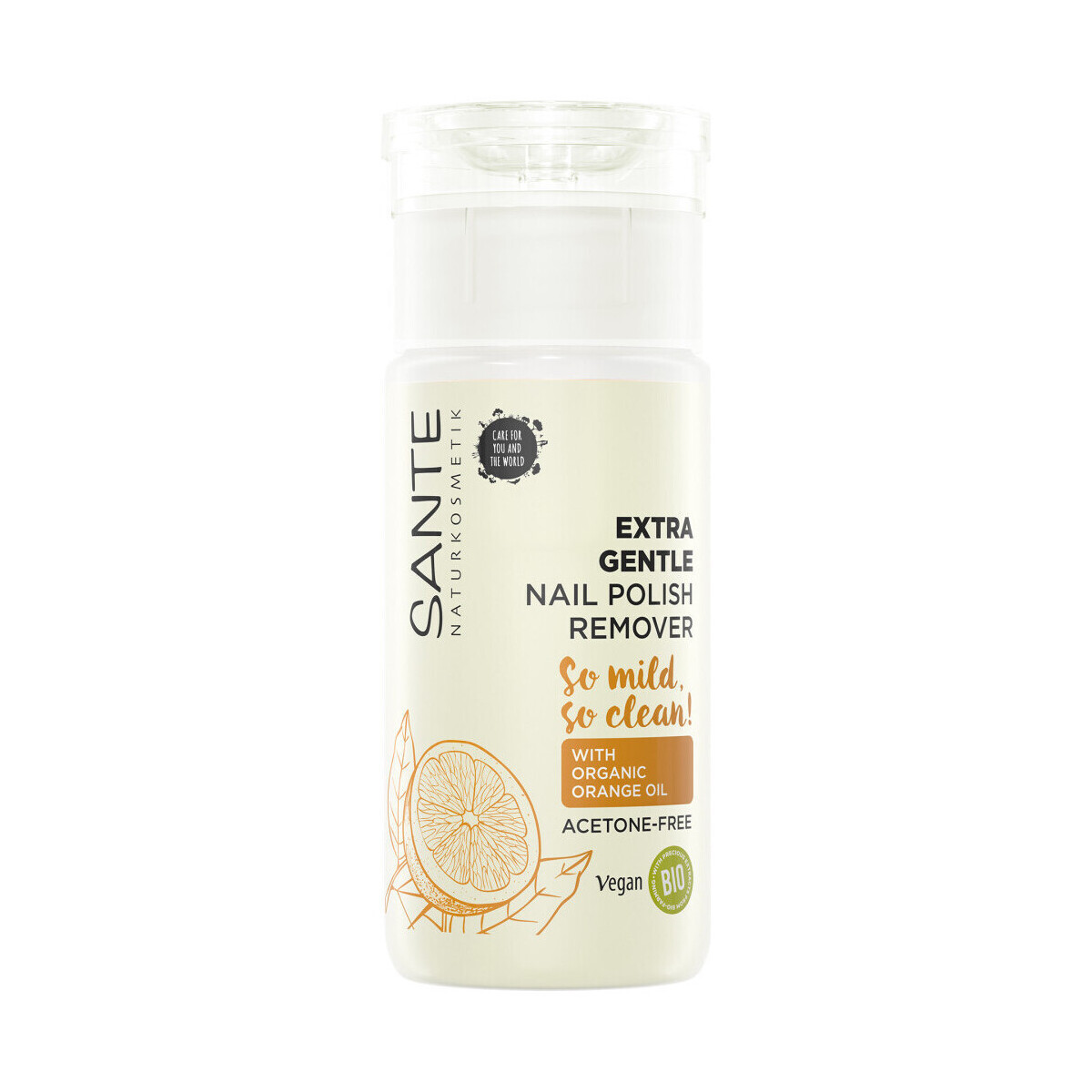 Sante  Orange Nail Polish Remover So Mild, So Clean!