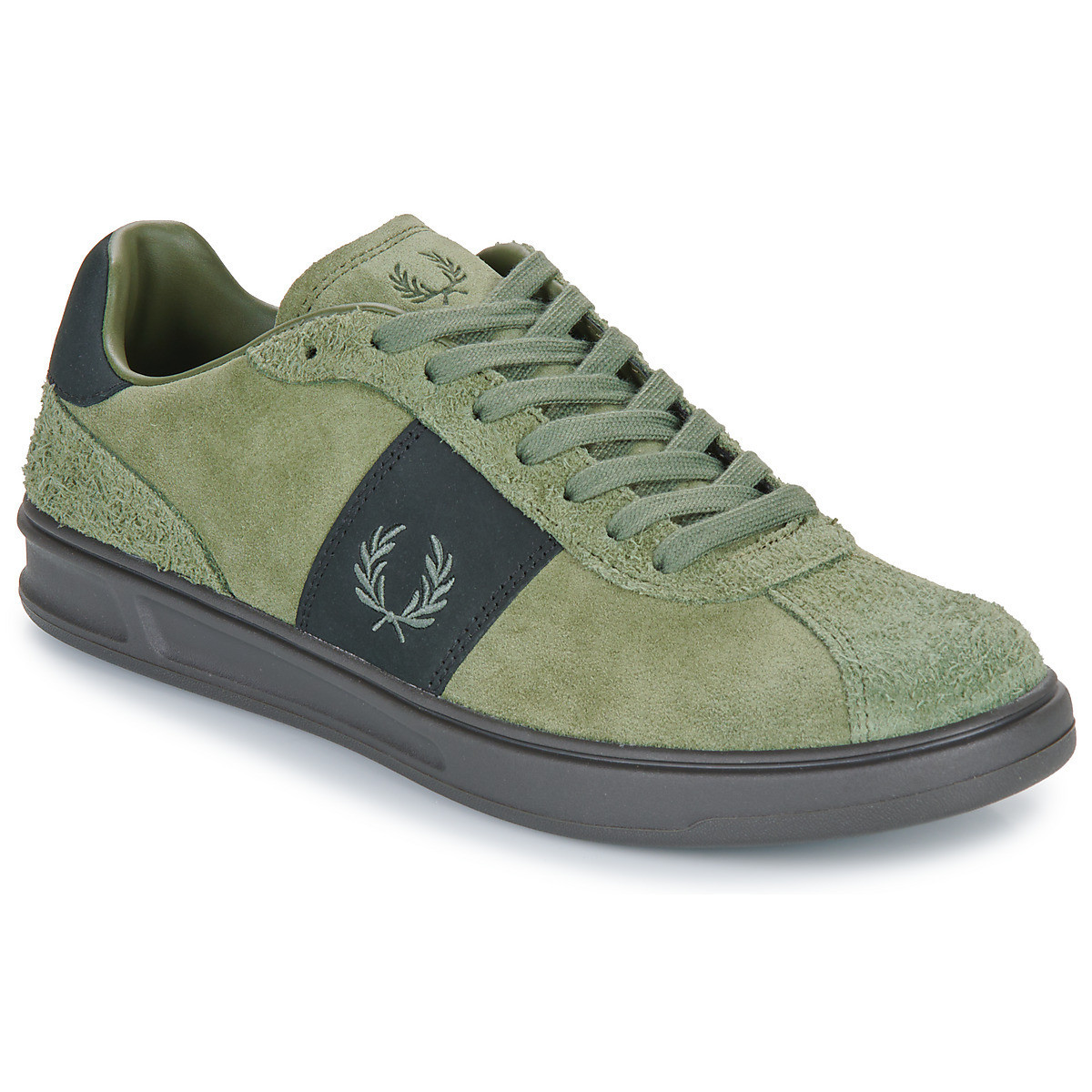 Fred Perry  B4 SUEDE  Zelená