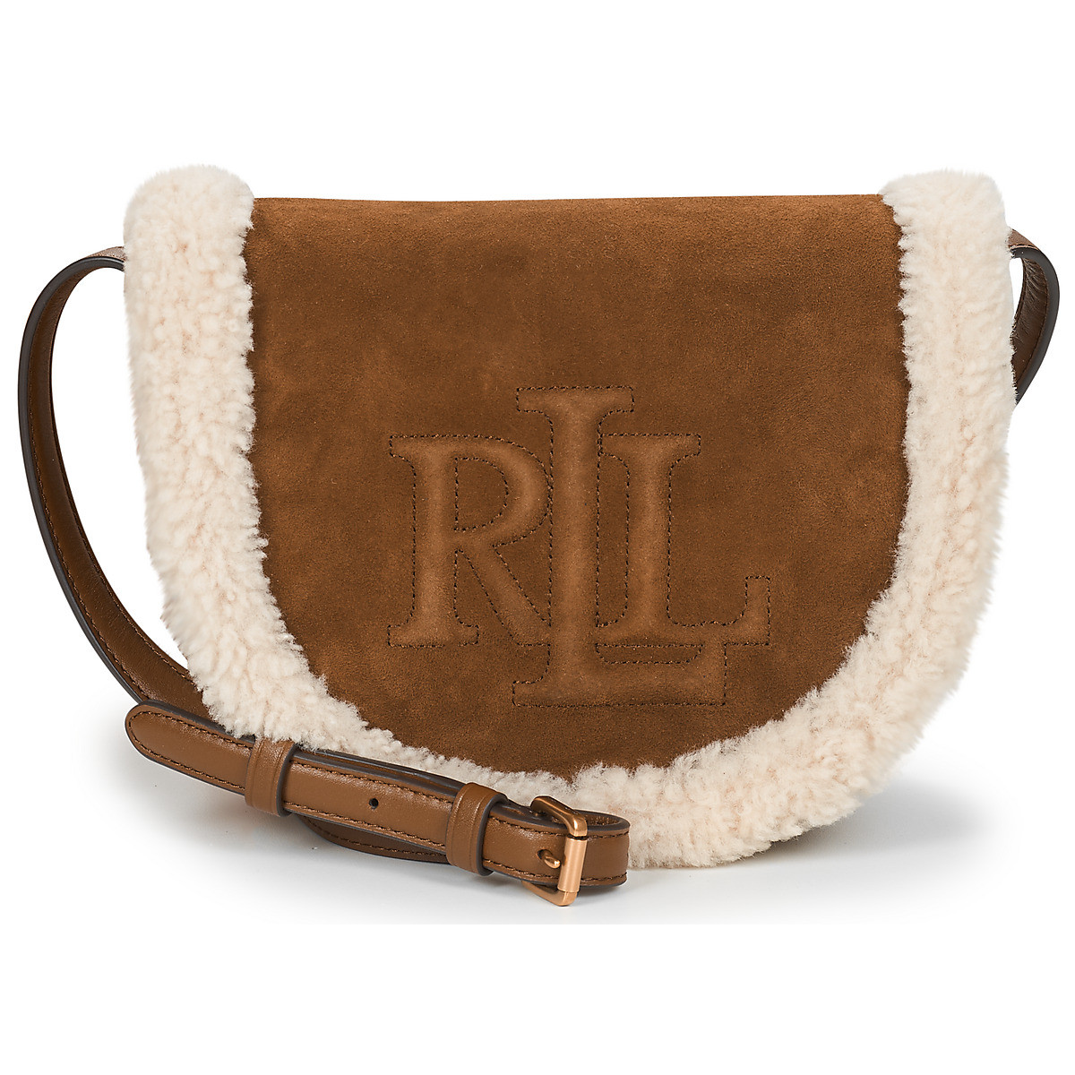 Lauren Ralph Lauren  WITLEY MD CB-CROSSBODY-MEDIUM  Hnědá