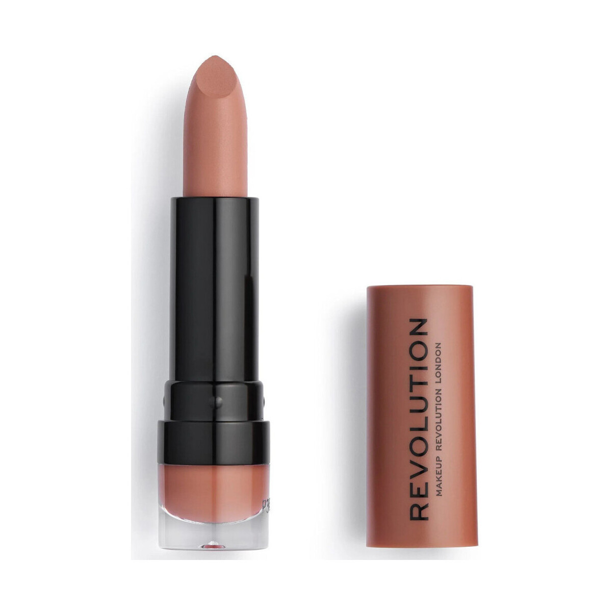 Makeup Revolution  Matte Lipstick  Hnědá