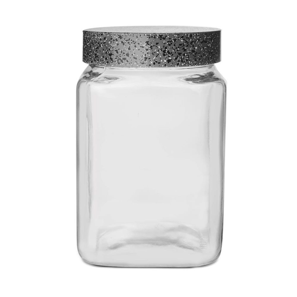 Dóza sklo/UH GRANIT hranatá 1,5 l - ORION