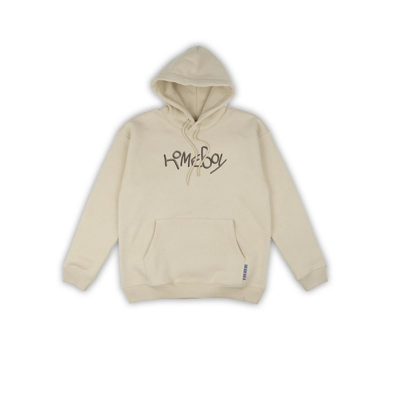 mikina HOMEBOY - Droopy Hood Eggshell (EGGSHELL-35) velikost: L