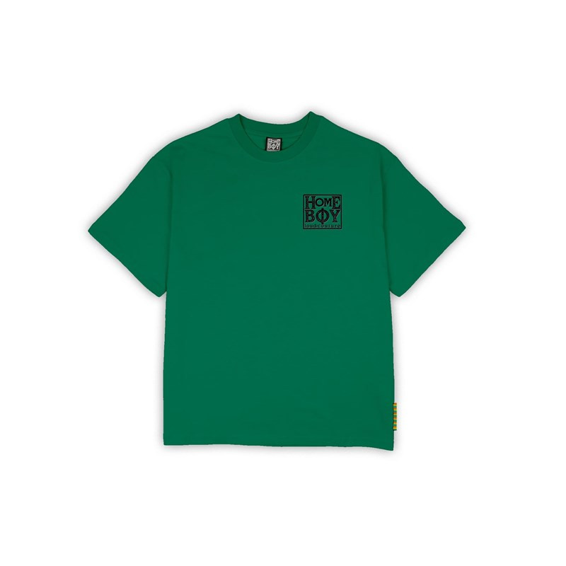 triko HOMEBOY - Old School Tee Green (GREEN-58) velikost: XXL