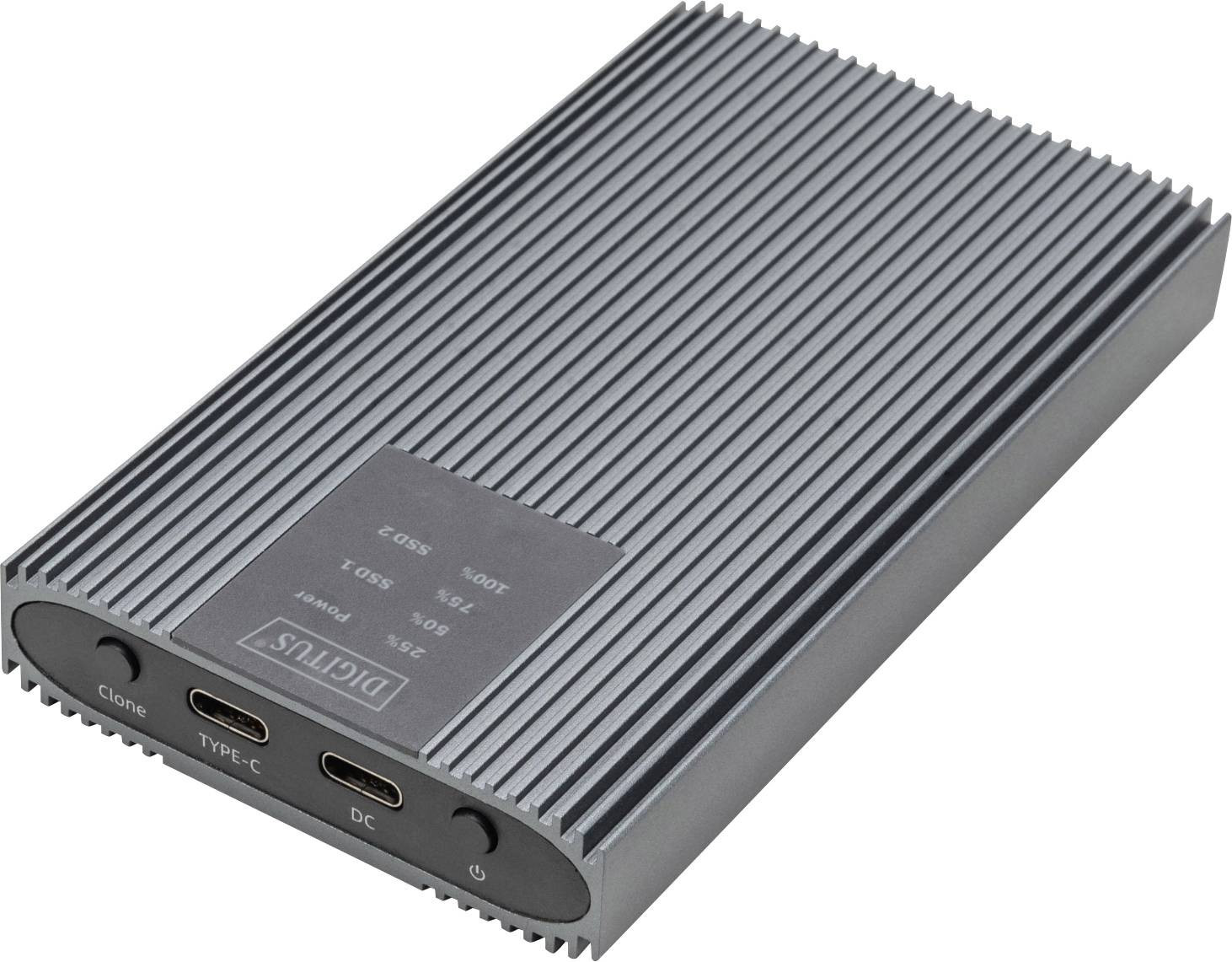 Digitus DA-71559 1 ks duplikační stanice pevných disků USB-C® USB 3.2 (Gen 2x2) přenositelná