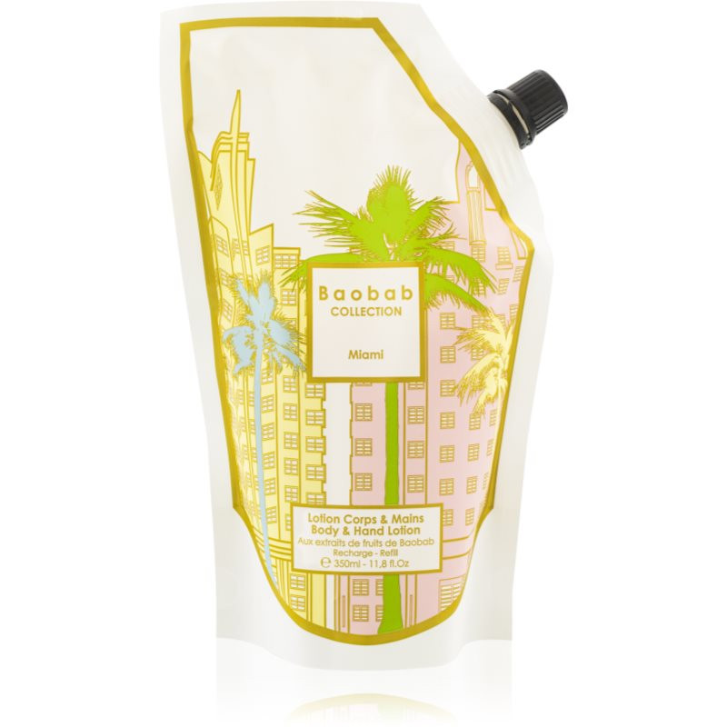 Baobab Collection Body Wellness Miami mléko na ruce a tělo náhradní náplň 350 ml