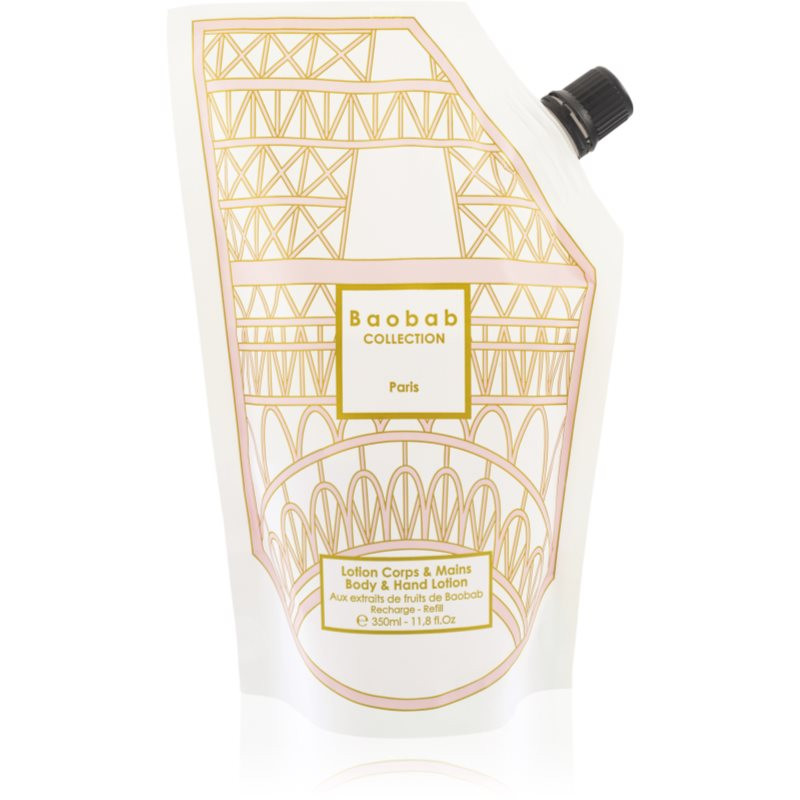 Baobab Collection Body Wellness Paris mléko na ruce a tělo náhradní náplň 350 ml