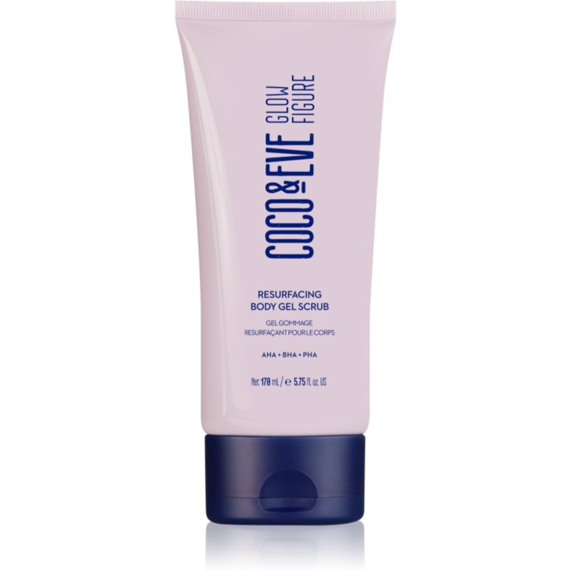 Coco & Eve Glow Figure Resurfacing Body Gel Scrub jemný tělový peeling 170 ml