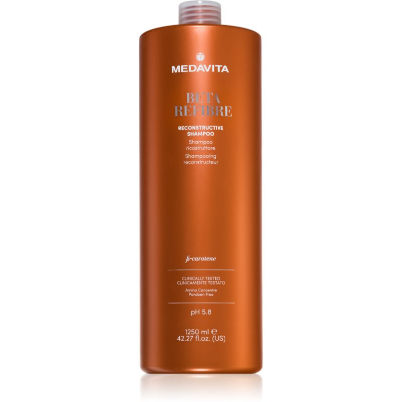 Medavita Beta Refibre Reconstructive Shampoo restrukturalizační šampon pro vlasy bez vitality 1250 ml