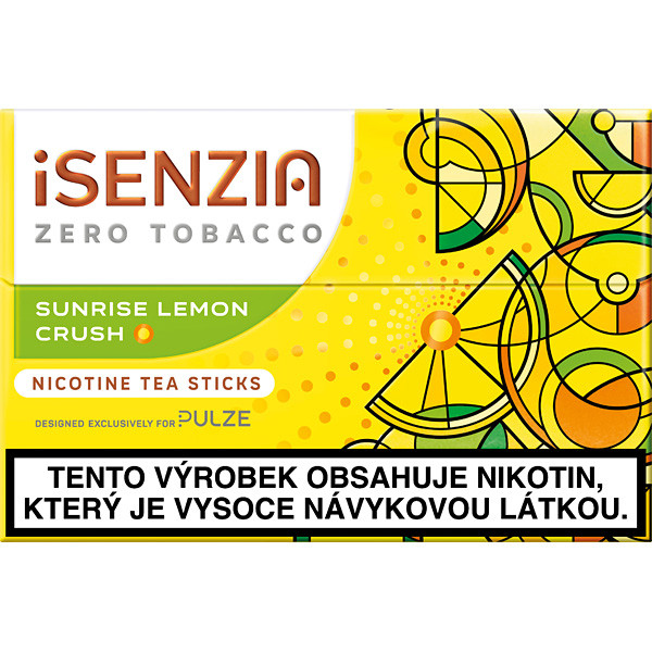 Bylinná náplň iiSenzia Sunrise Lemon Crush Q karton