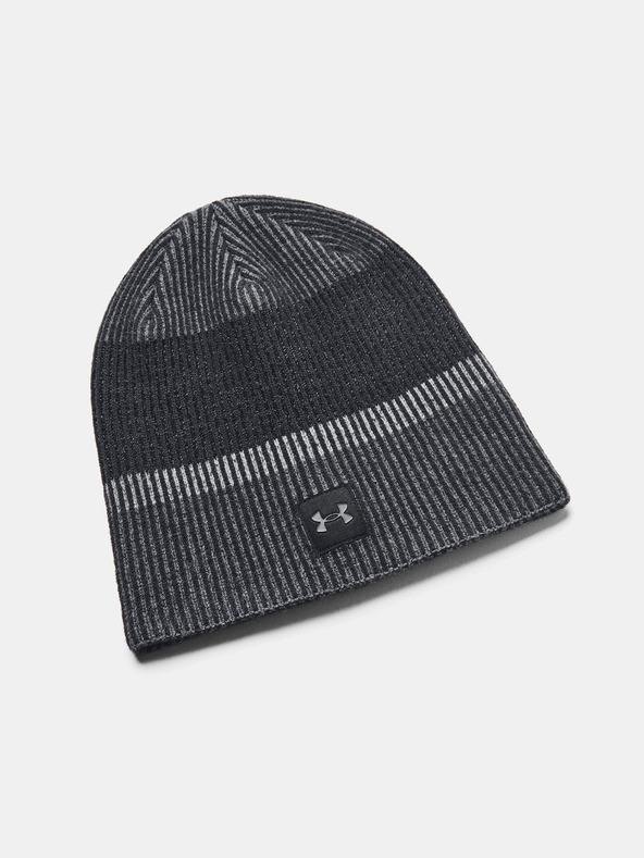 Čepice Under Armour Launch Reflective Beanie-BLK