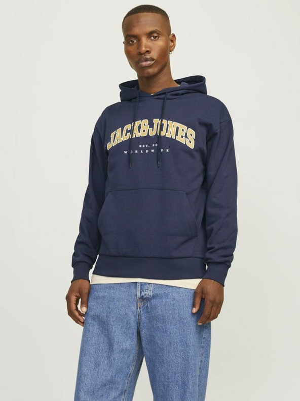 Jack & Jones Caleb Mikina Modrá