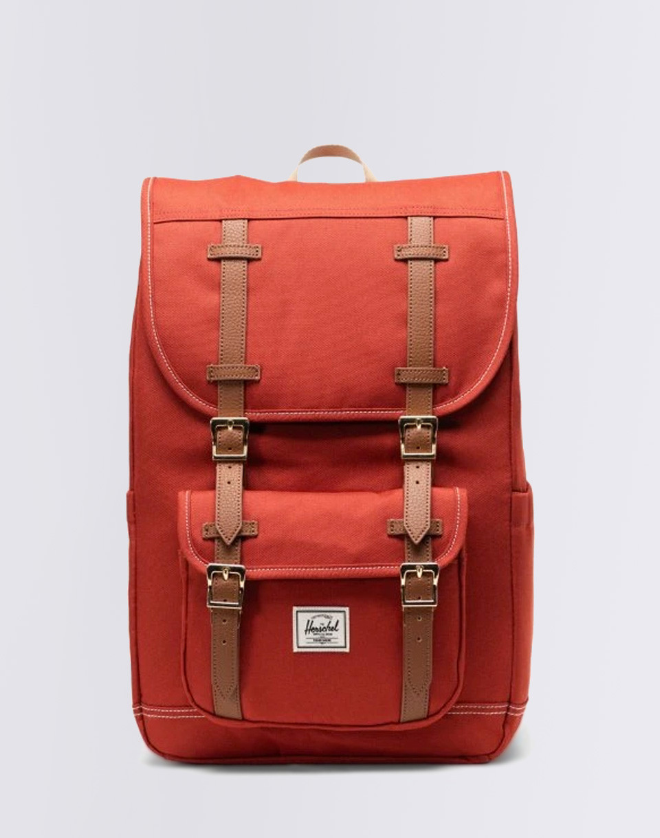 Herschel Supply Little America ™ Mid Red Ochre/White Stitch 21 l