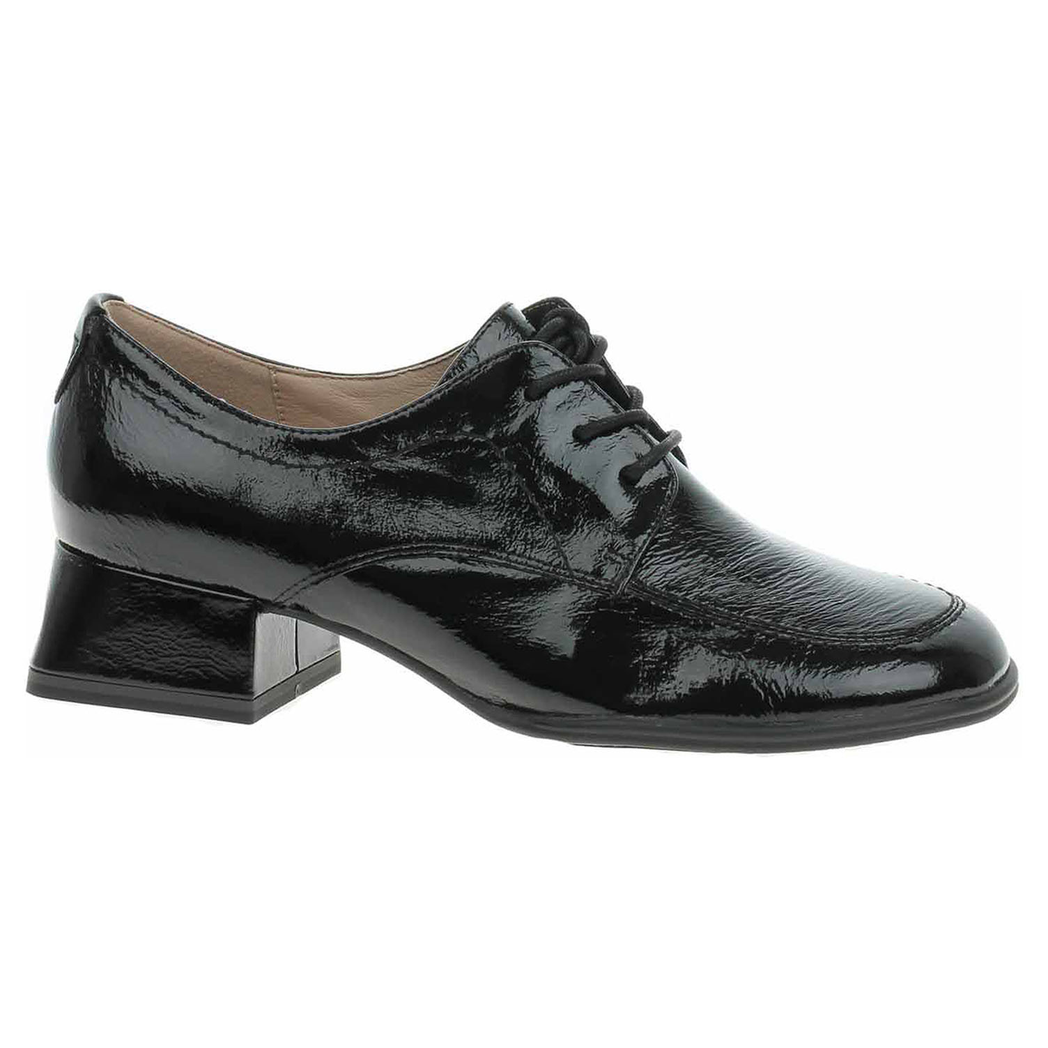 Ecco Dámské polobotky Caprice 9-23306-43 black naplak 23101092