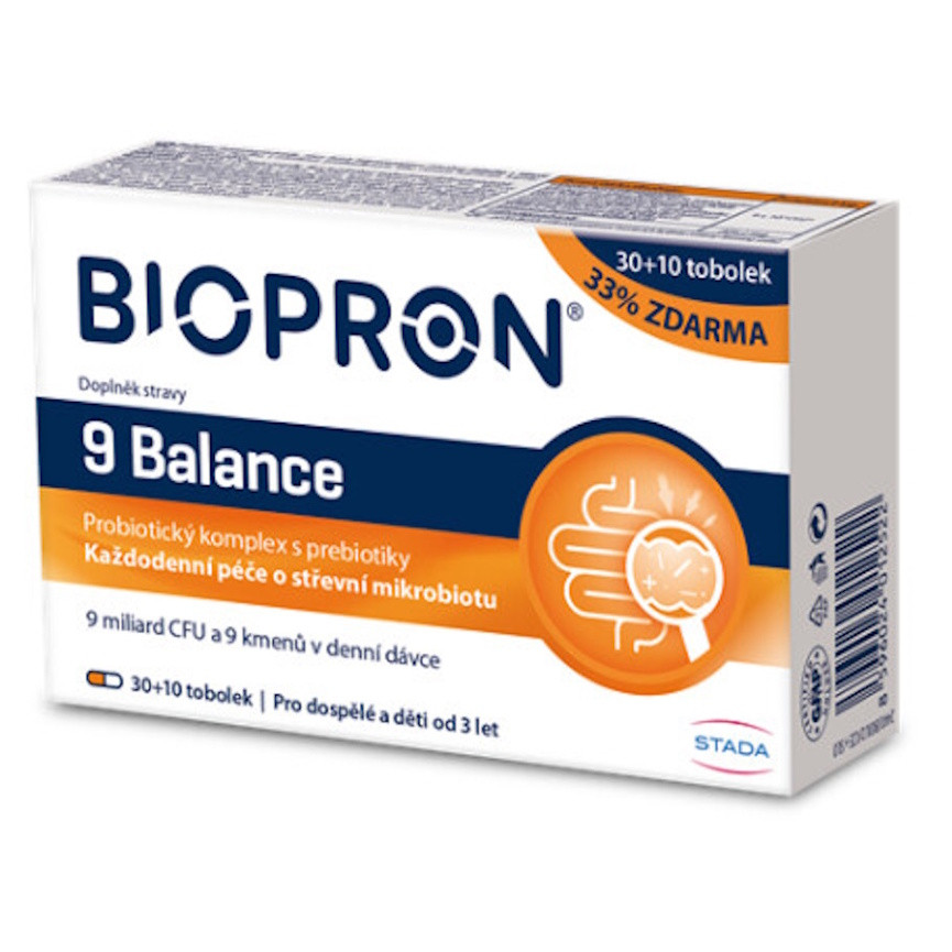 BIOPRON 9 30+10 tobolek, poškozený obal