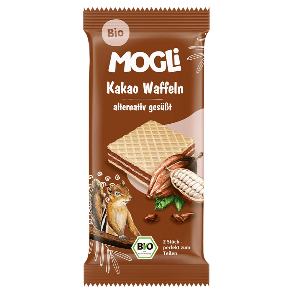 MOGLI Bio kakaové oplatky 3r+ 15 g