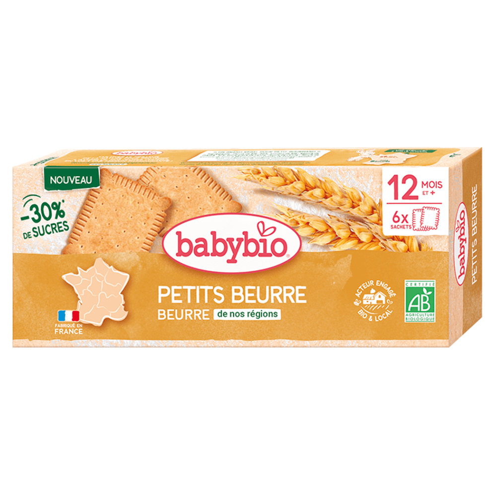 BABYBIO Máslové sušenky 120 g