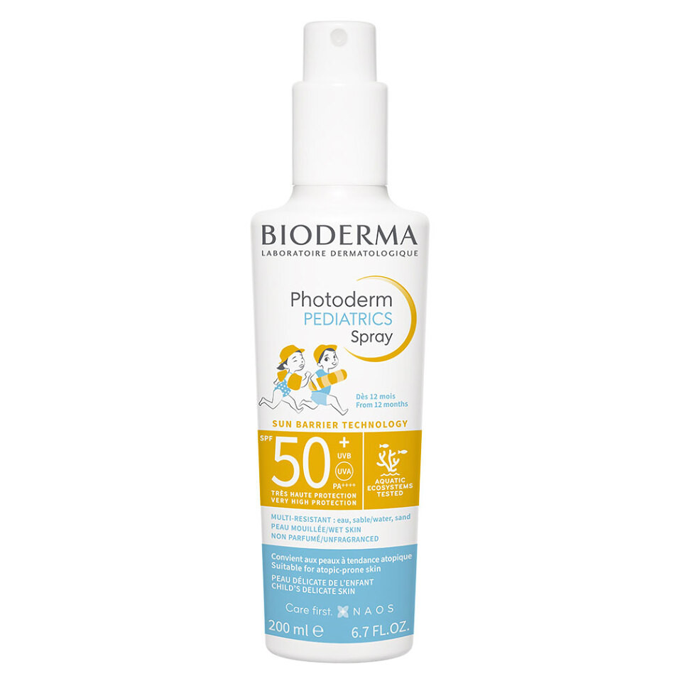 ﻿BIODERMA Photoderm Pediatrics Sprej na opalování SPF 50+ 200 ml, poškozený obal