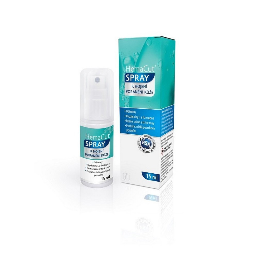 HEMACUT Spray 15 ml, poškozený obal