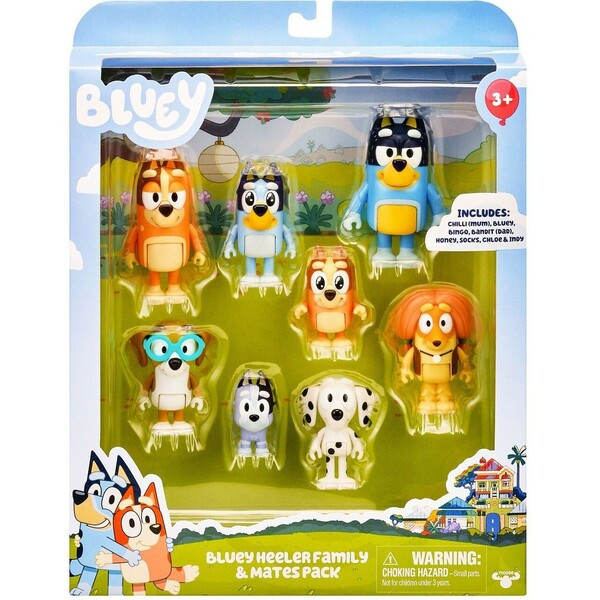 Set akčních figurek Bluey 8-Pack