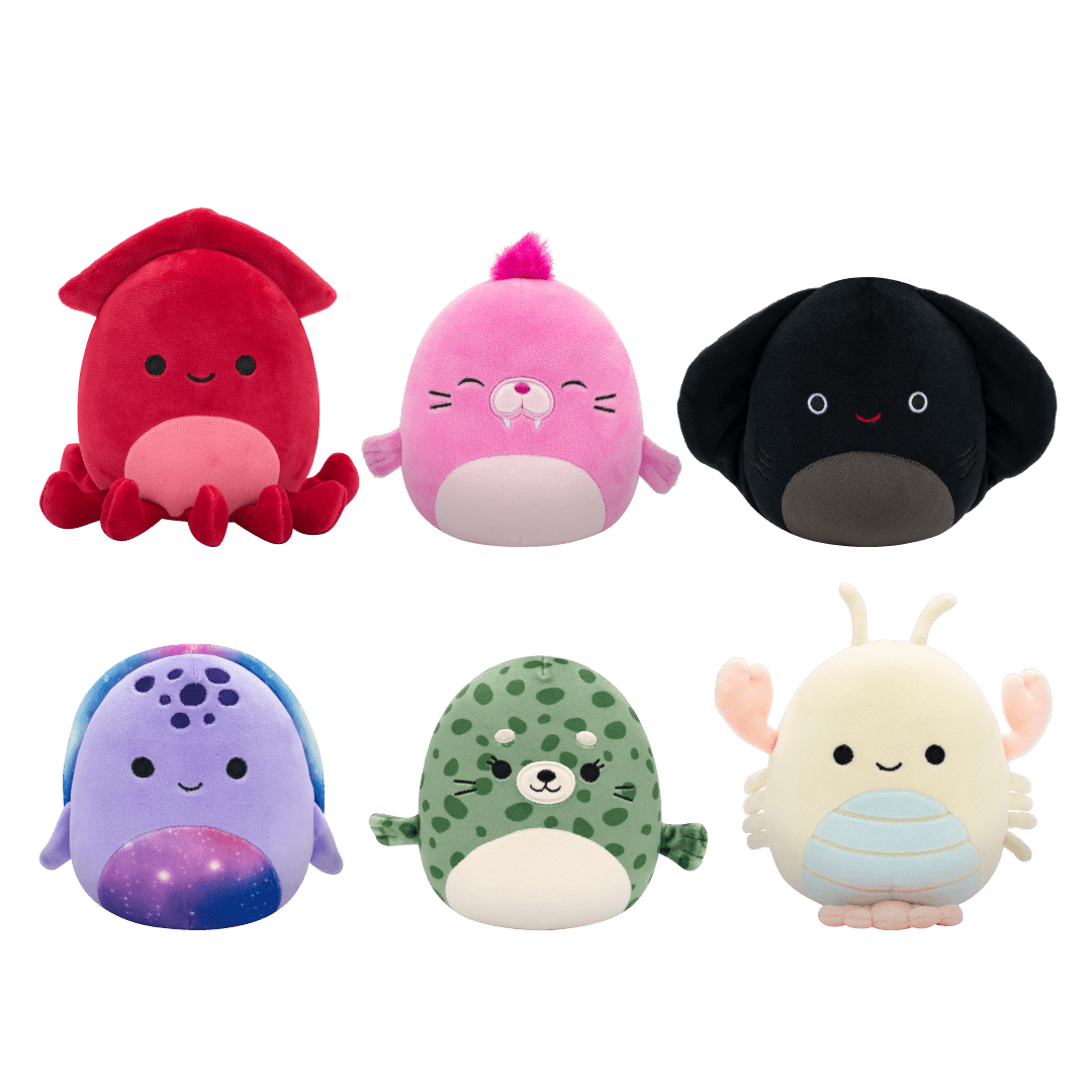 SQUISHMALLOWS Mystery voňavý plyšák - mořští tvorové