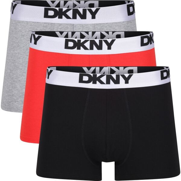 DKNY CROSSETT Pánské boxerky, červená, velikost