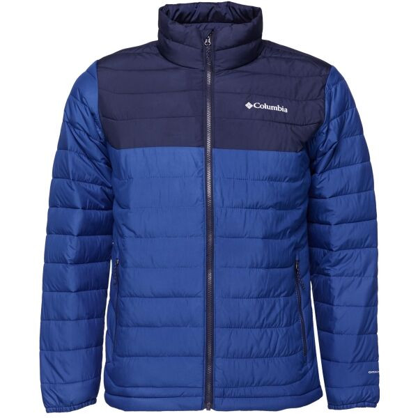 Columbia POWDER LITE II JACKET Pánská zimní bunda, modrá, velikost