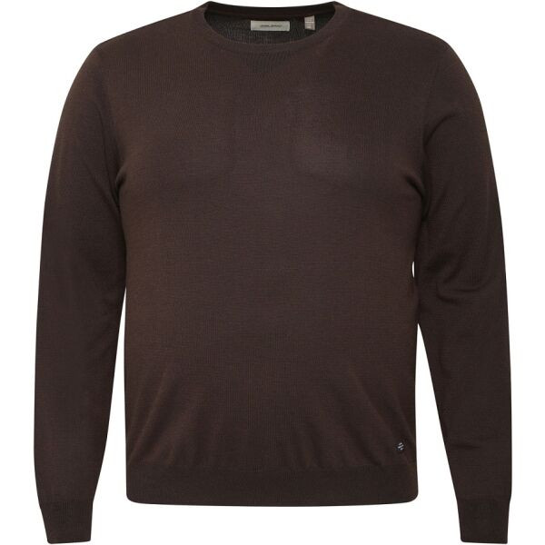 BLEND BHBRUTON Pánský svetr, hnědá, velikost