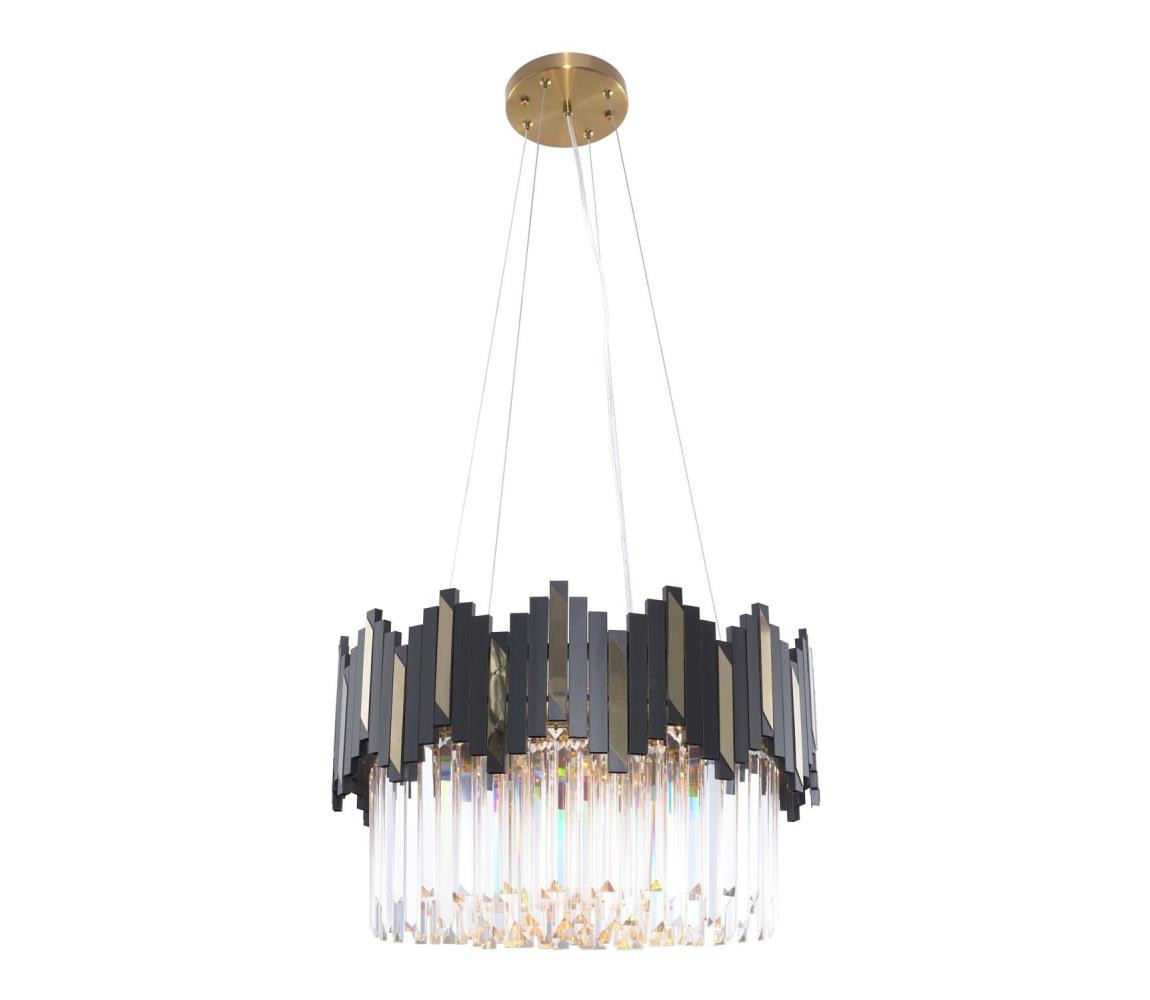 Zuma Line Zuma Line 2200018M - Lustr na lanku ROTTA 6xE14/40W/230V černá/zlatá