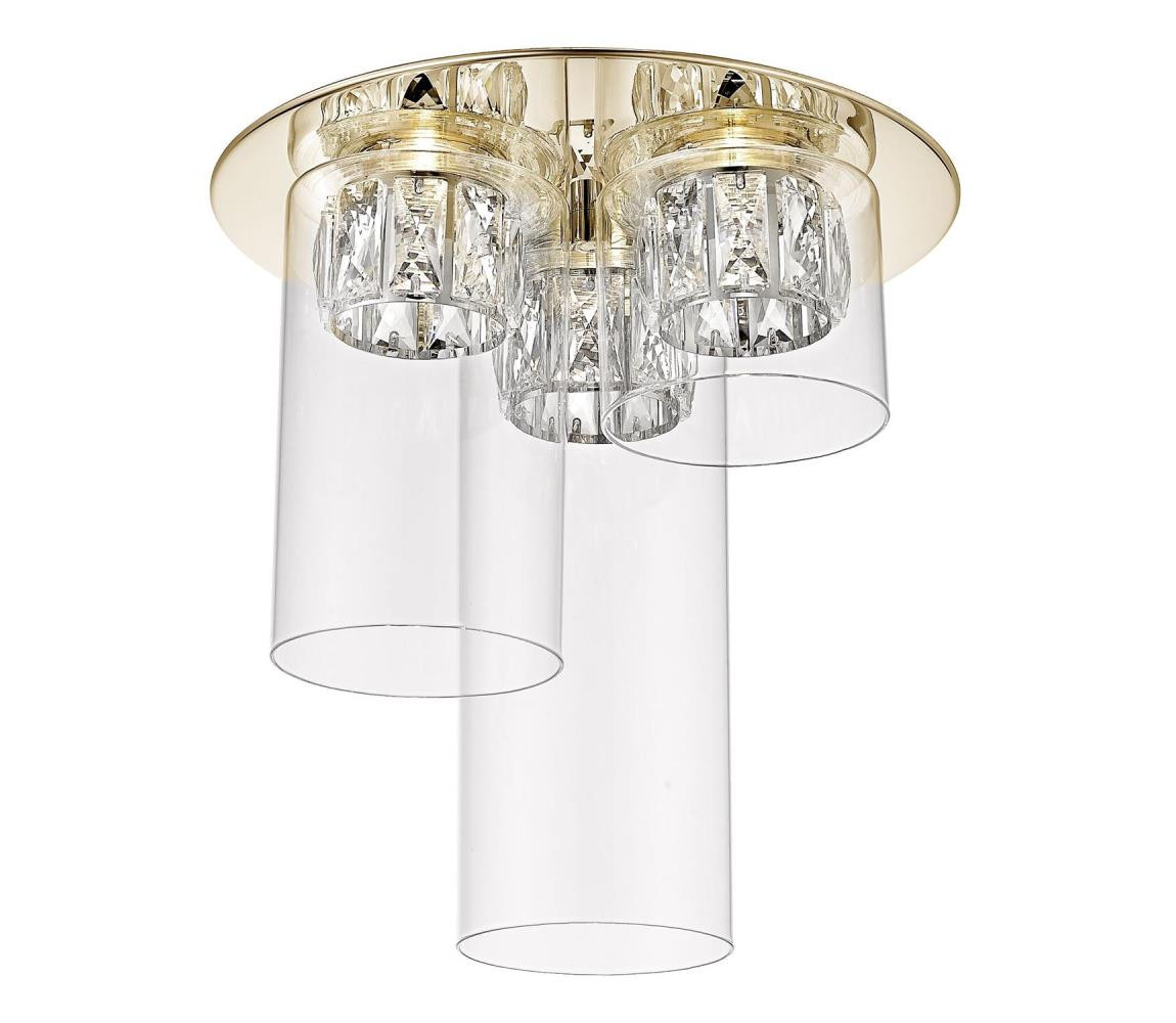 Zuma Line Zuma Line C0389-03F-F7AC - LED Přisazený lustr GEM 3xLED/5W/230V mosaz