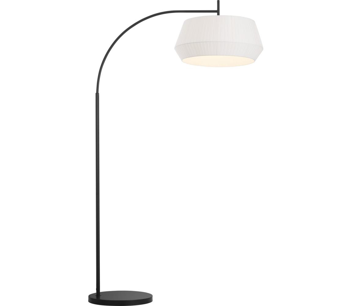 Nordlux Nordlux - Stojací lampa DICTE 1xE27/60W/230V černá/bílá