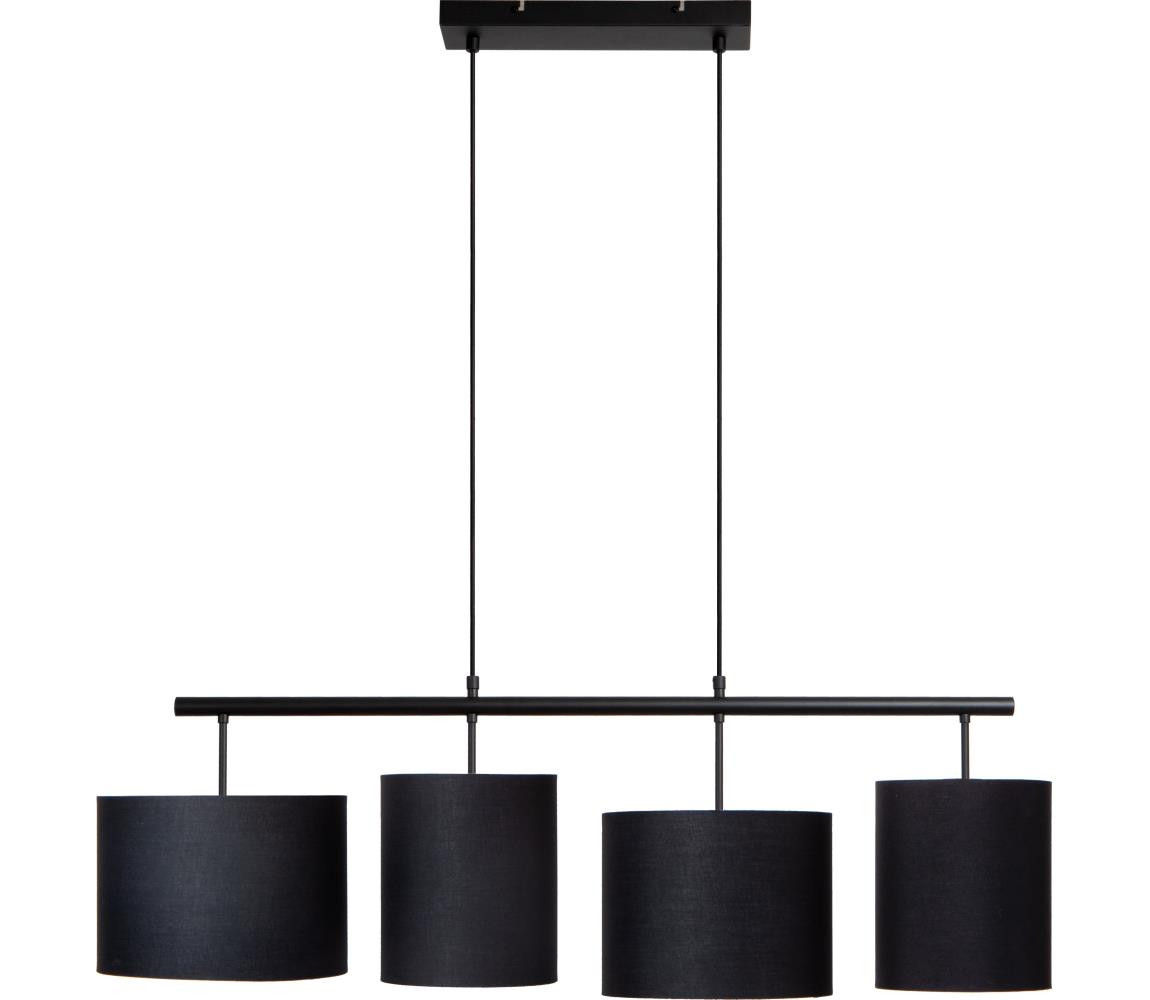 Lucide Lucide 45409/04/30 - Lustr na lanku MAYA 4xE27/40W/230V černá