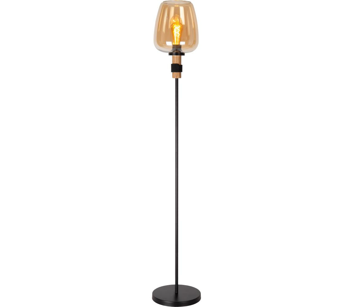 Lucide Lucide 45708/01/62 - Stojací lampa ILONA 1xE27/40W/230V černá/béžová