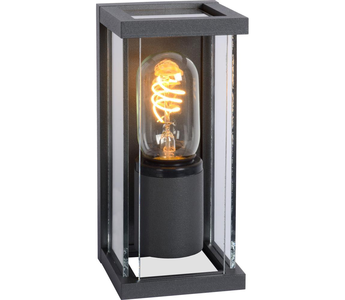 Lucide Lucide 27885/01/30 - Venkovní nástěnné svítidlo CLAIRE 1xE27/15W/230V IP54 černá