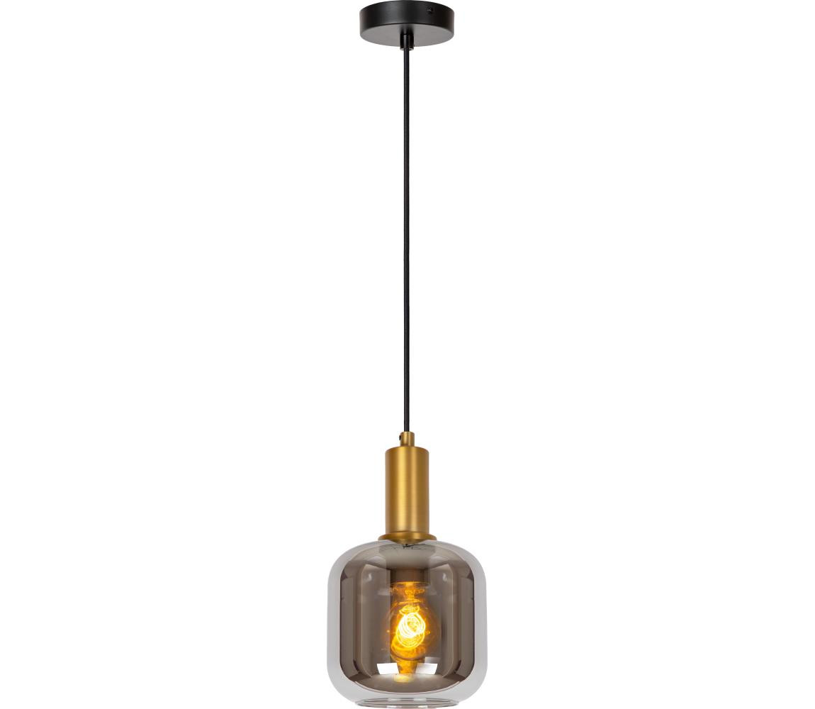 Lucide Lucide 45494/16/65 - Lustr na lanku JOANET 1xE27/40W/230V černá