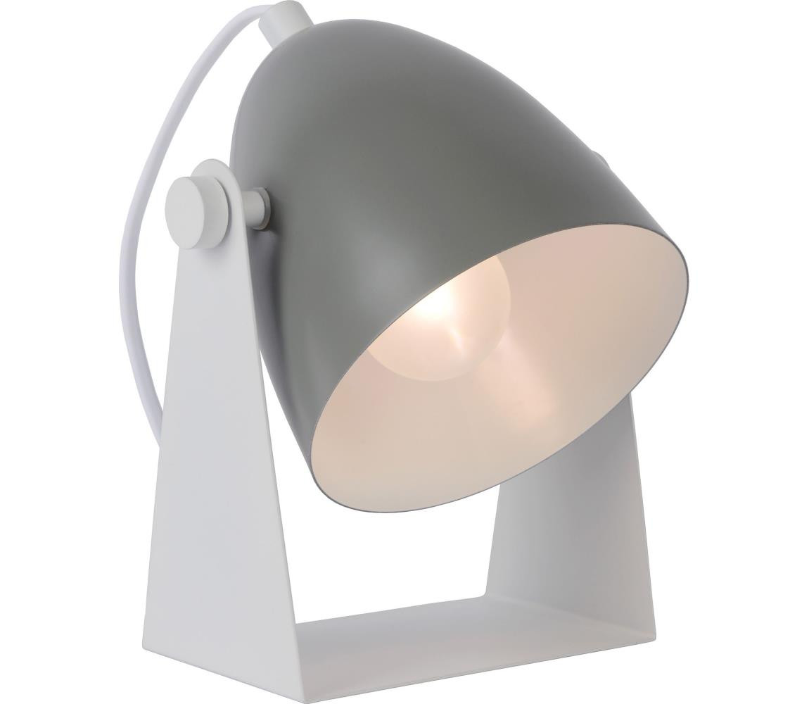 Lucide Lucide 45564/01/36 - Stolní lampa CHAGO 1xE14/40W/230V šedá